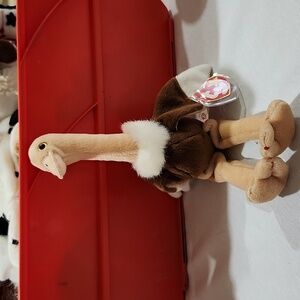 VINTAGE 'STRETCH' OSTRICH BEANIE BABY